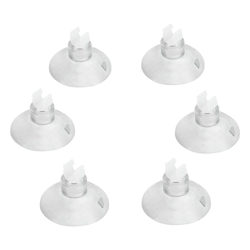 Pawfly Aquarium Suction Cup Clips for Standard 3/16" ID Airline Tubing Clear Air Hose Holder Clamp Accessories for Fish Tank Aeration Setup, 20 Pack - Image 1